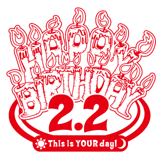 0165/HAPPY BIRTHDAY 2,2