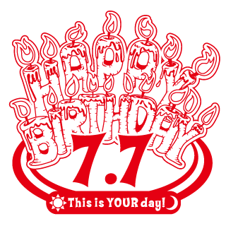 0170/HAPPY BIRTHDAY 7,7