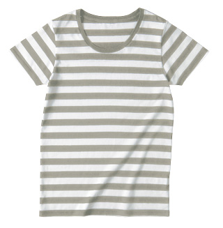 SBT126/ウィメンズボーダーTシャツ